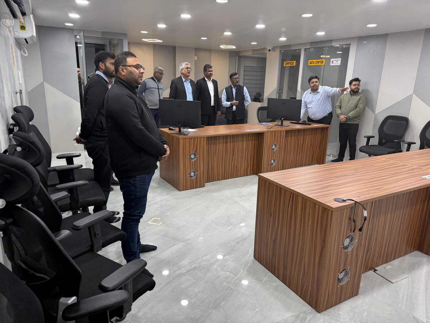 Client walkthrough of SMIPL facility
