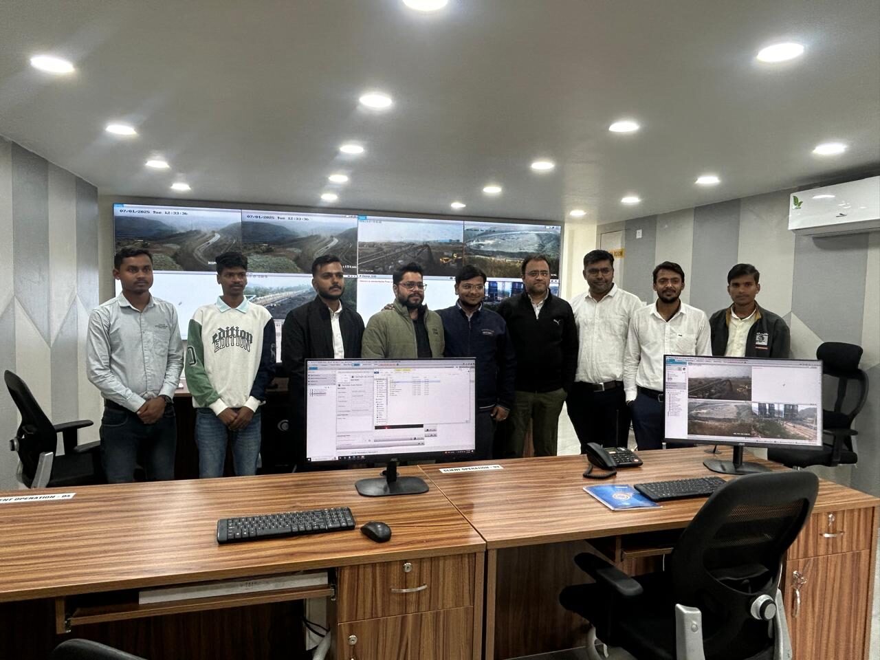 SMIPL engineering team at WCL ICCC Nagpur